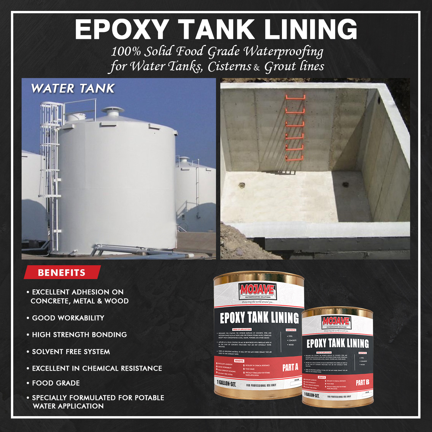 Epoxy tank lining